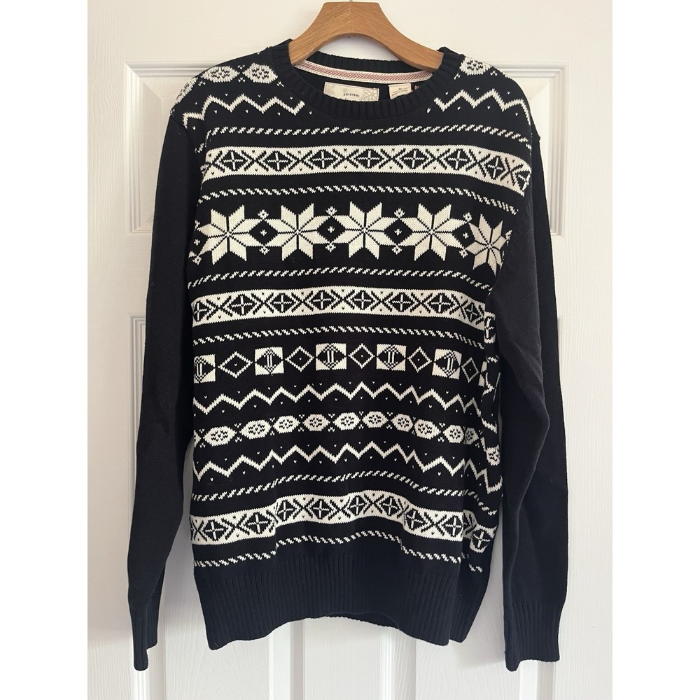 LIKE NEW Original Weatherproof Vintage Holiday Fair Isle Sweater size M